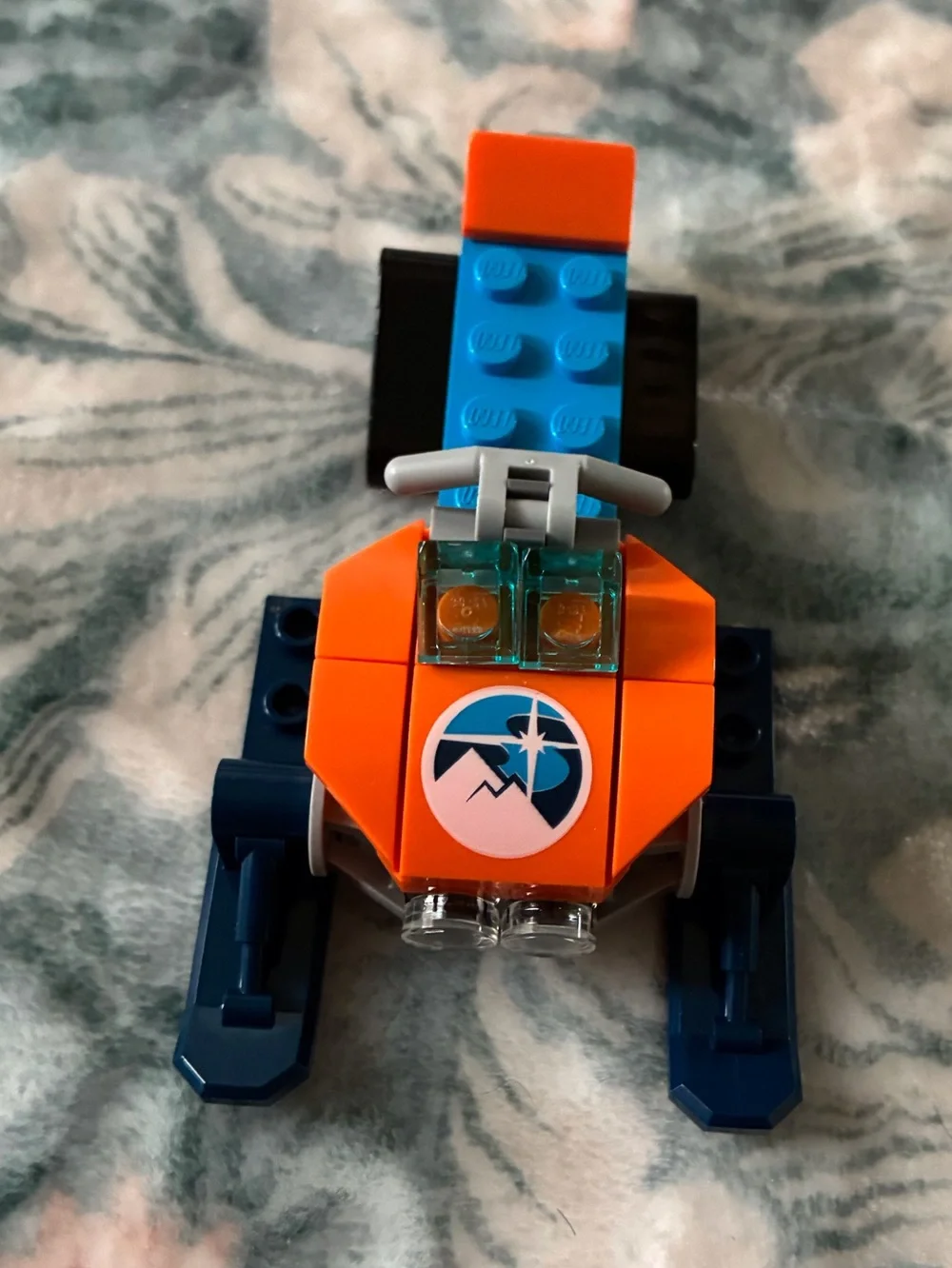 Lego Antarctica snowmobile